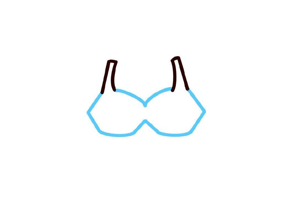 女士泳衣简笔画教程