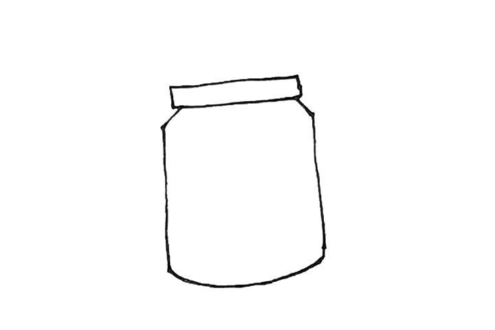 许愿瓶简笔画画法步骤