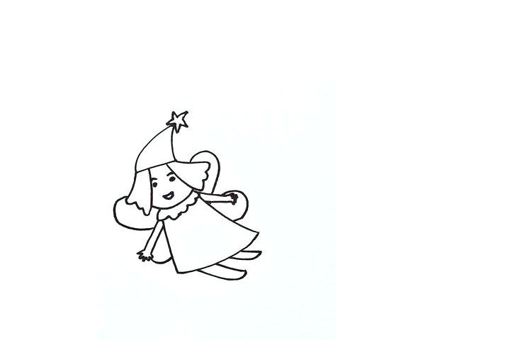 可爱的小树精灵简笔画