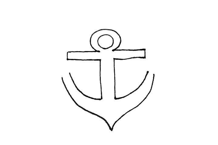 船锚简笔画画法教程