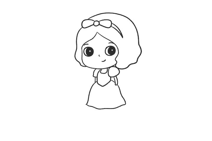 白雪公主怎么画