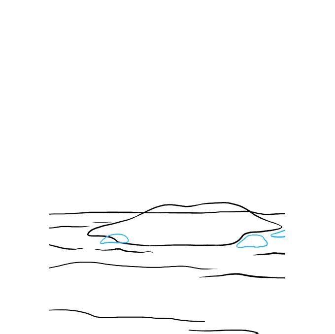 如何画海上的岛屿