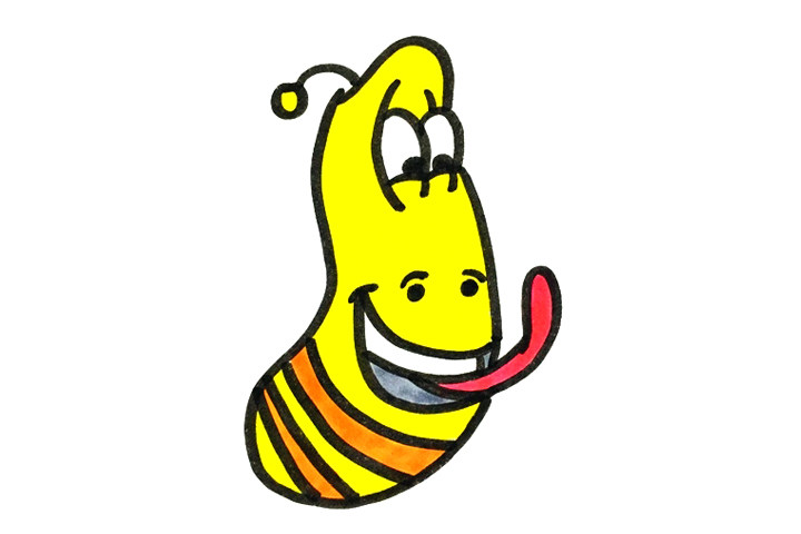 爆笑虫子怎么画