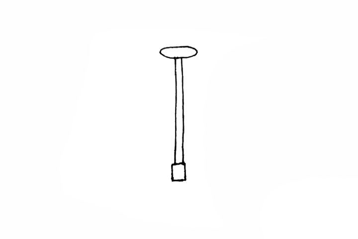 马桶塞简笔画画法步骤