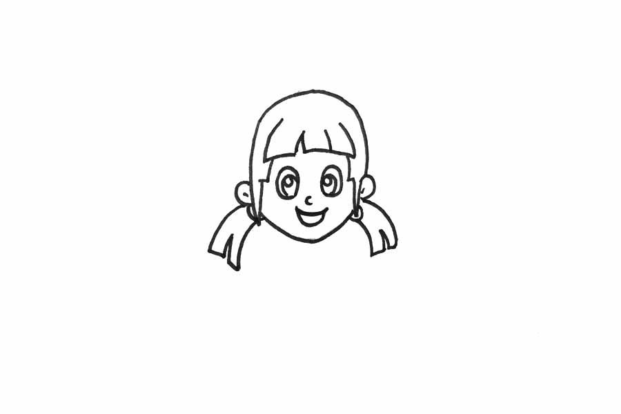 夏林果简笔画画法步骤