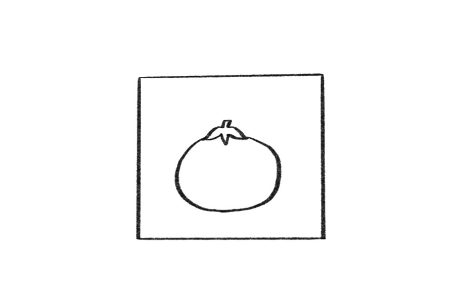 橘子宝宝简笔画画法步骤