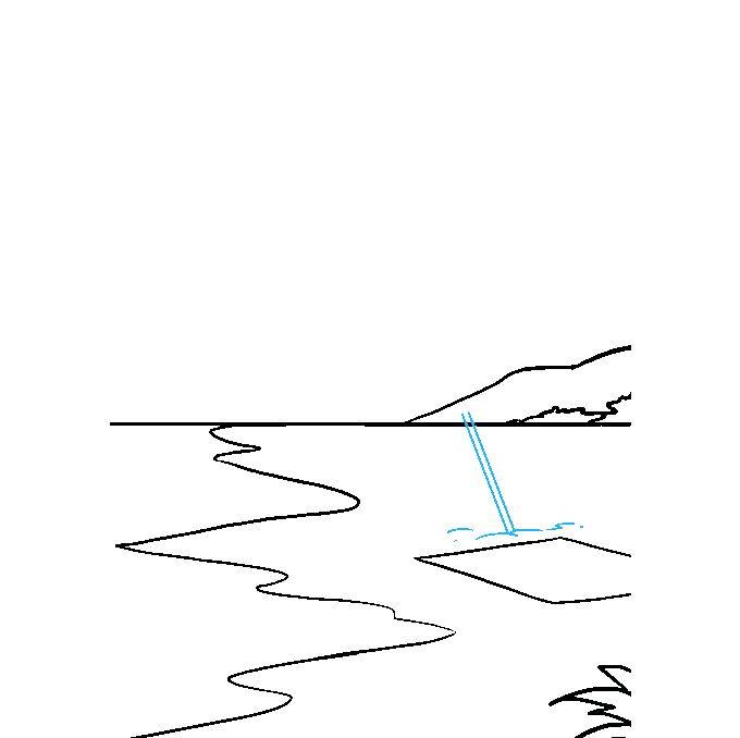 沙滩风景怎么画
