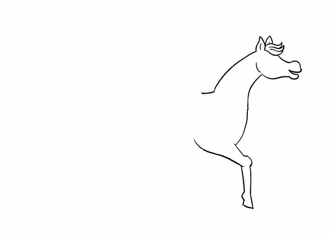 神话故事简笔画 奇幻生物天马怎么画