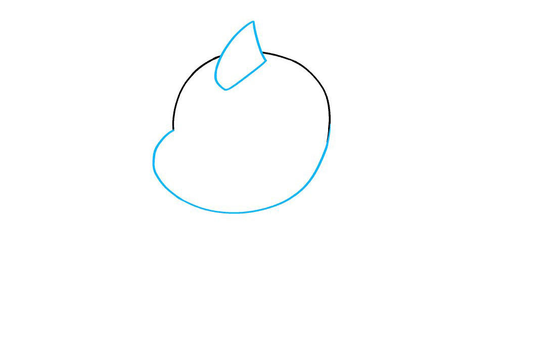 如何画卡通小青龙简笔画