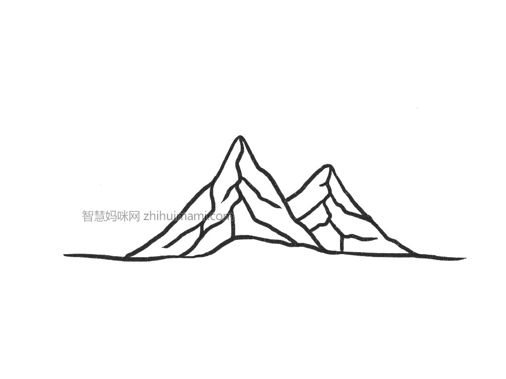 怎么画风景简单漂亮