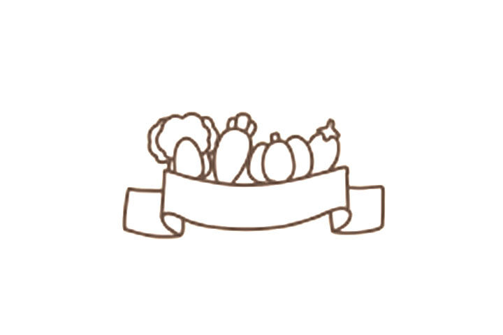 蔬菜简笔画画法步骤