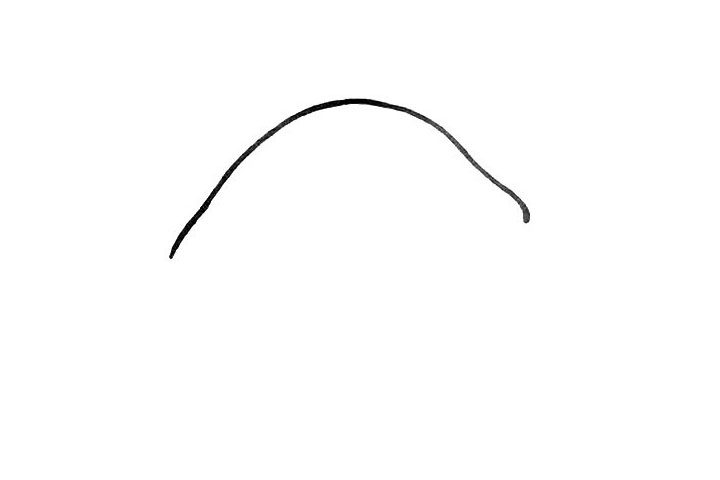 漂亮的蘑菇简笔画画法步骤