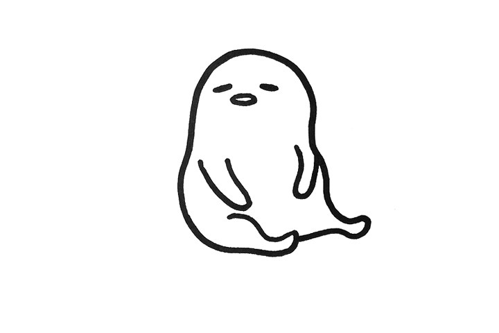 蛋黄哥怎么画