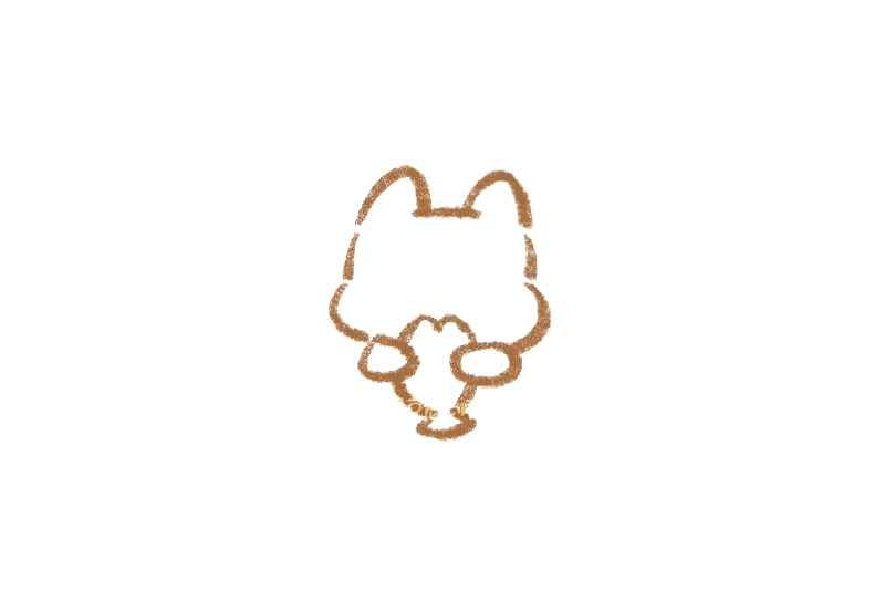 馋嘴小猫咪简笔画步骤