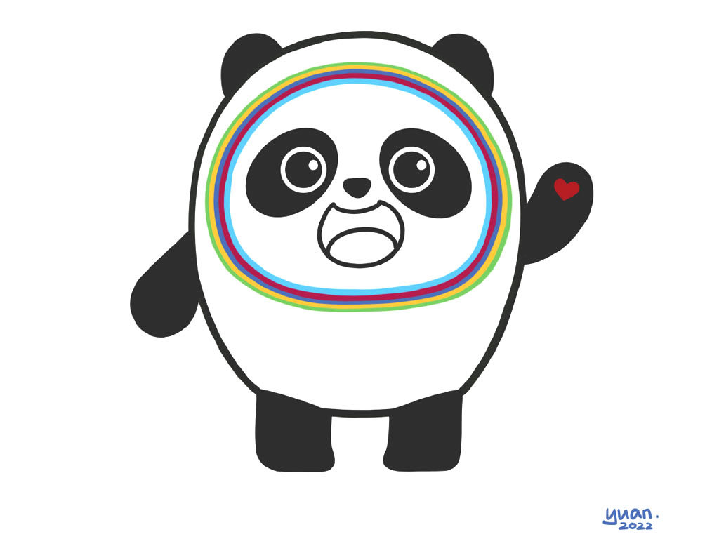 2022冬奥吉祥物 冰墩墩简笔画教程