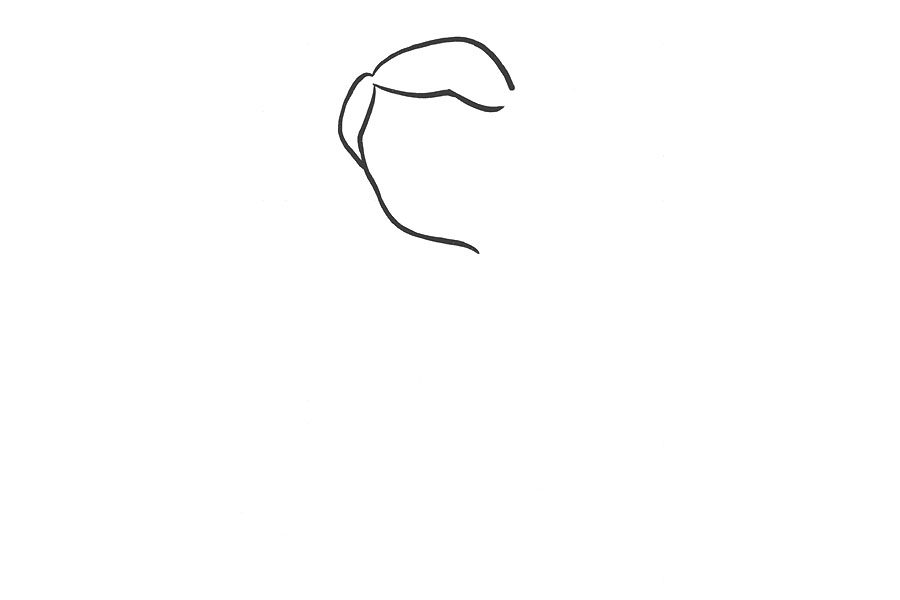 洗手的小女孩怎么画