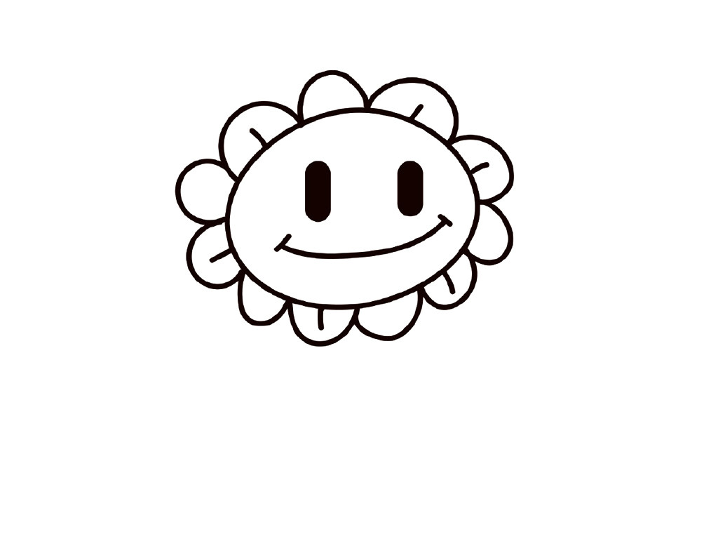 植物大战僵尸太阳花简笔画教程