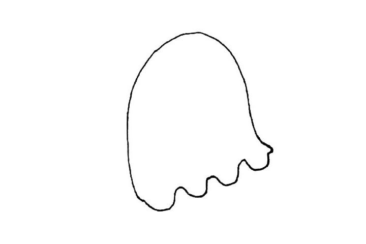 幽灵简笔画画法步骤