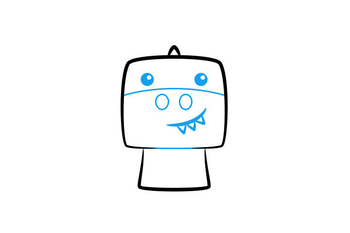 如何画卡通短吻鳄