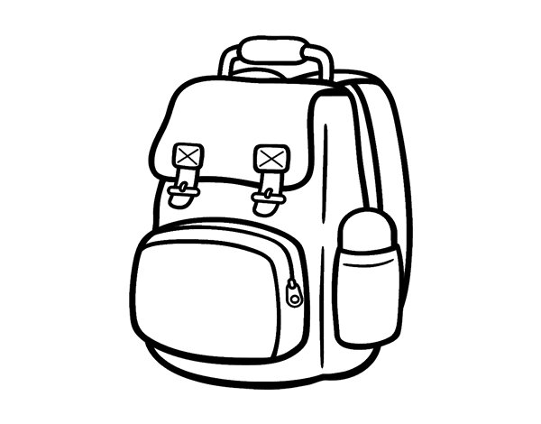 户外旅行用品简笔画图片