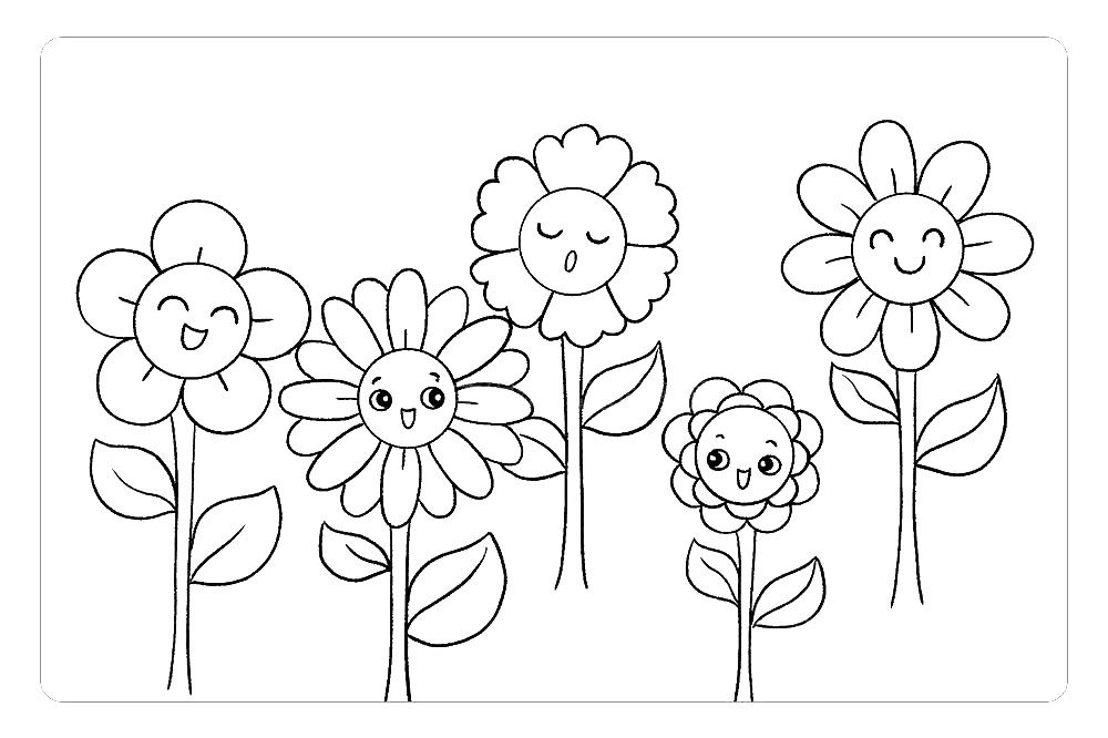 美丽的花园儿童画教程