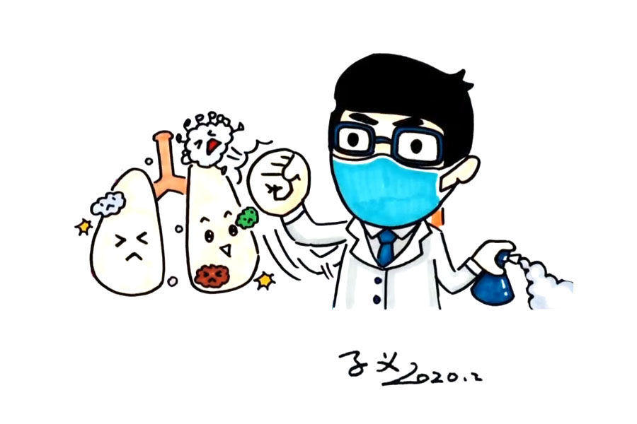 向奋战在一线的医护人员简笔画