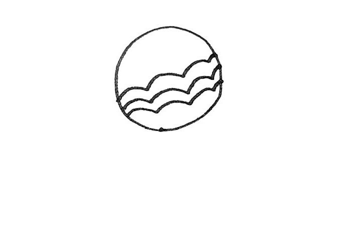 热气球简笔画画法步骤