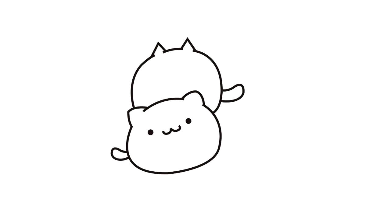 三只小猫简笔画画法教程