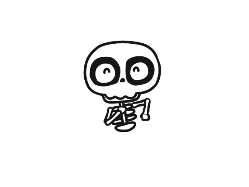 寻梦环游记里的骷髅人怎么画