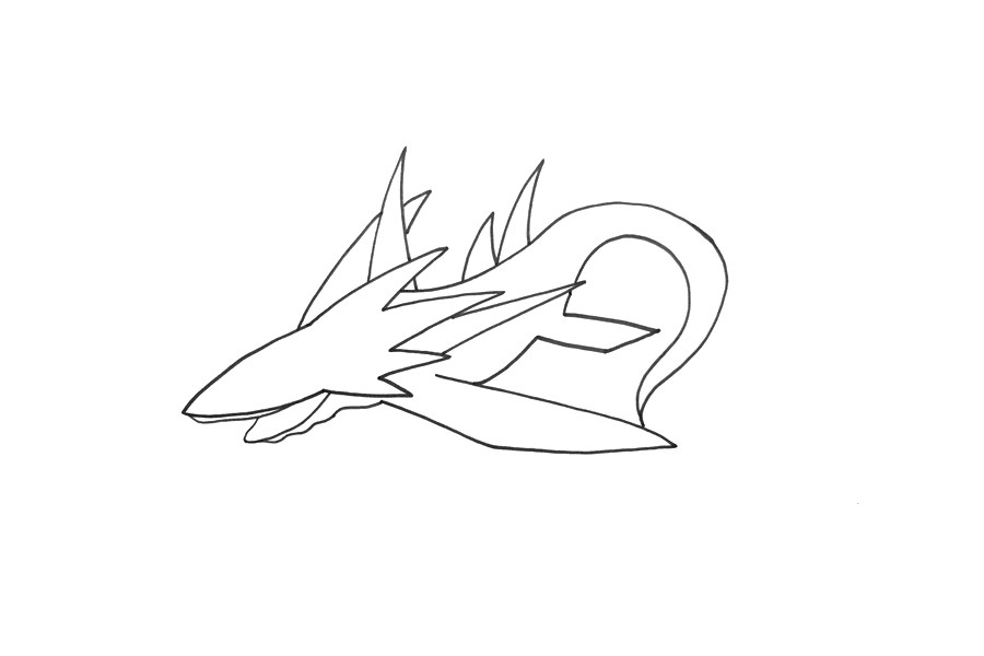 海王龙怎么画