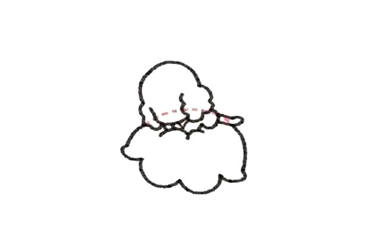 花仙子简笔画画法