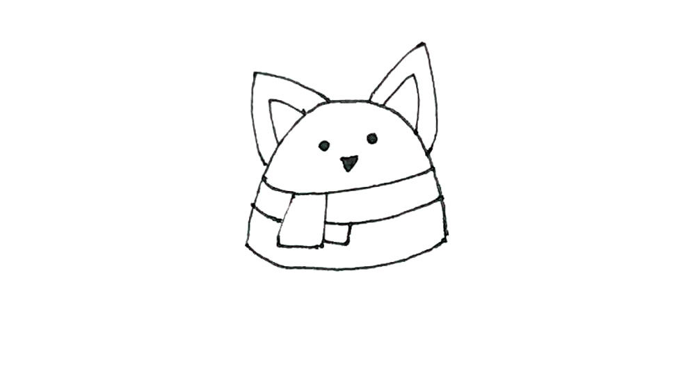 柯基简笔画画法步骤