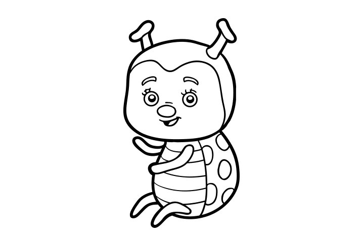 简单的七星瓢虫简笔画图片