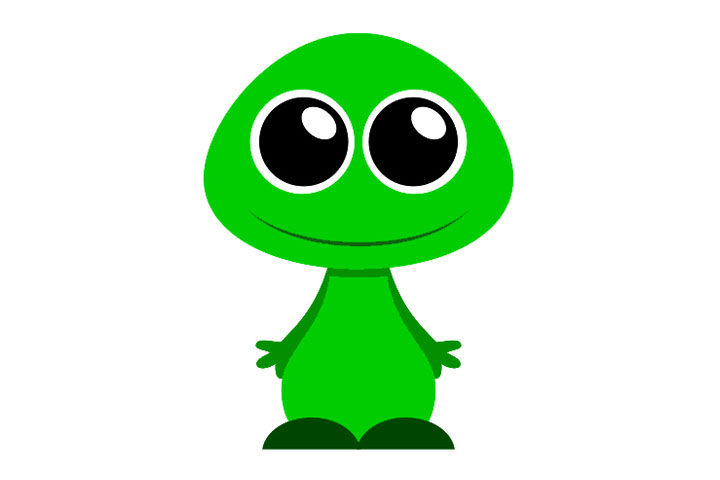 如何画外星人