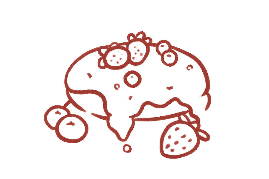 美味甜品简笔画教程步骤