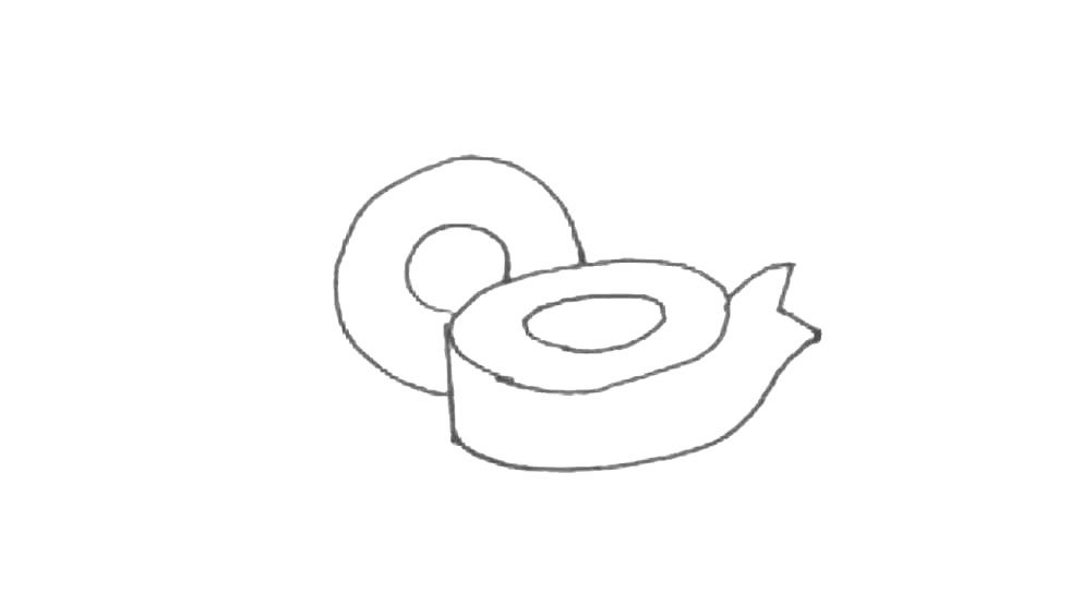 胶带简笔画教程