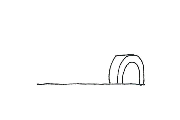 冰屋简笔画画法步骤