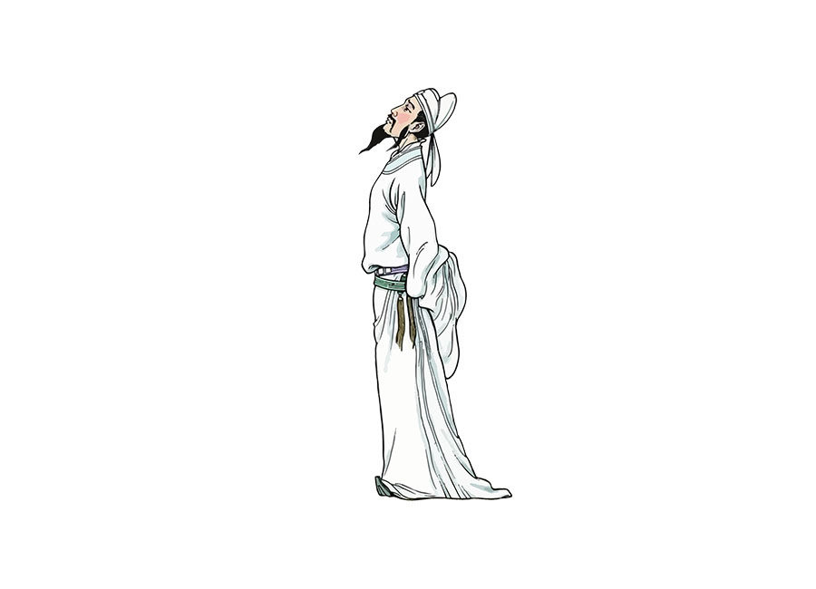 屈原简笔画的各种画法