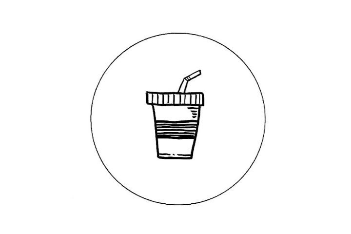 一组饮品简笔画图片简单好看