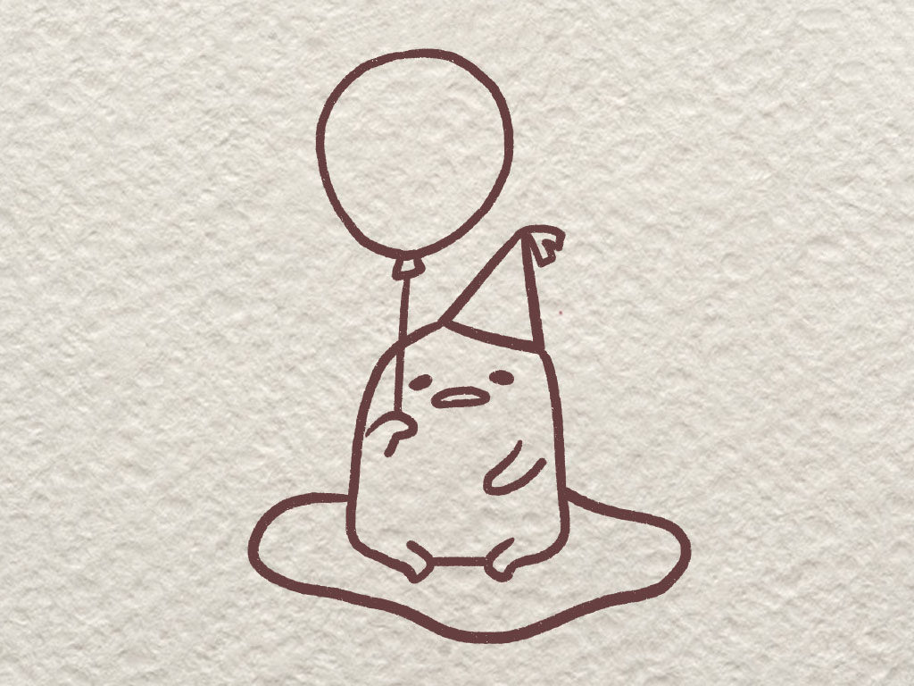 咸蛋君简笔画画法教程