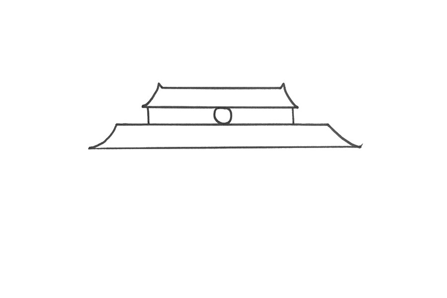 天安门怎么画