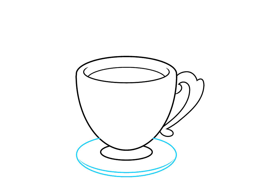 茶杯怎么画