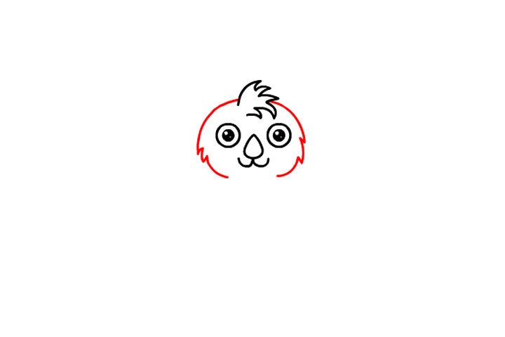 如何画可爱考拉宝宝