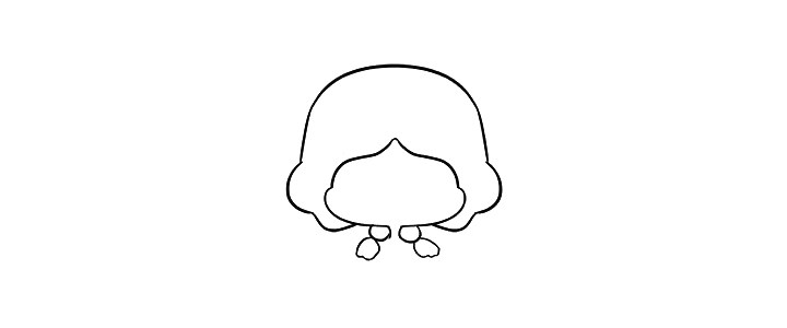 白雪公主简笔画教程