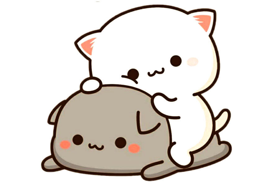 两只睡觉的小猫简单的绘画教程
