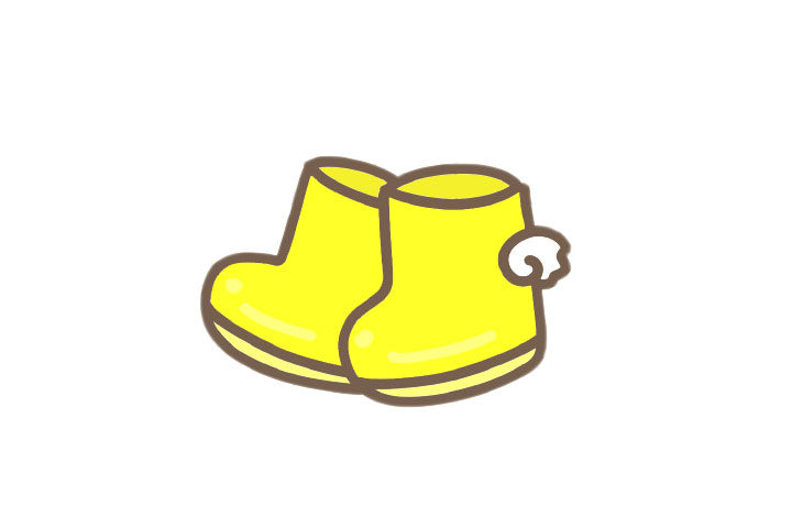 雨靴简笔画画法步骤