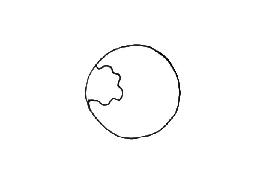 地球简笔画画法步骤