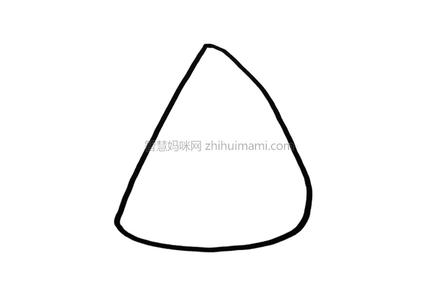 卡通西瓜简笔画步骤