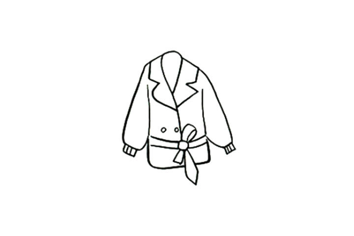 斑点大衣怎么画