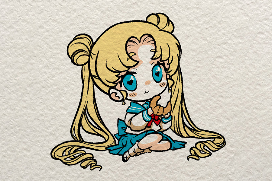 美少女战士简笔画